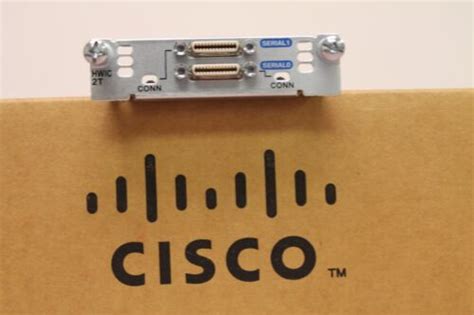 Cisco Hwic 2t Genuine 2 Port Serial And Asynchronous Wan Interface Card