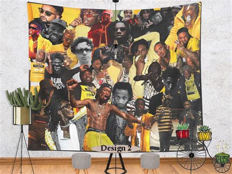Rappers Collage Wall Tapestry Etsy