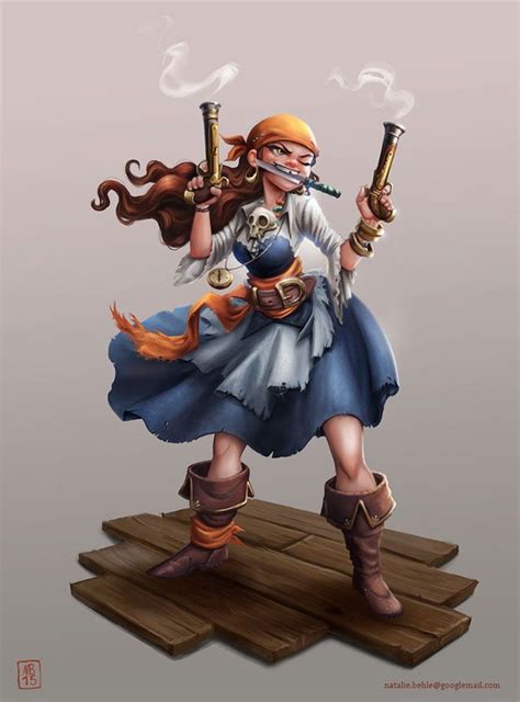 Pirate Character Design By Natalie Behle Pirate Games Pirate Art