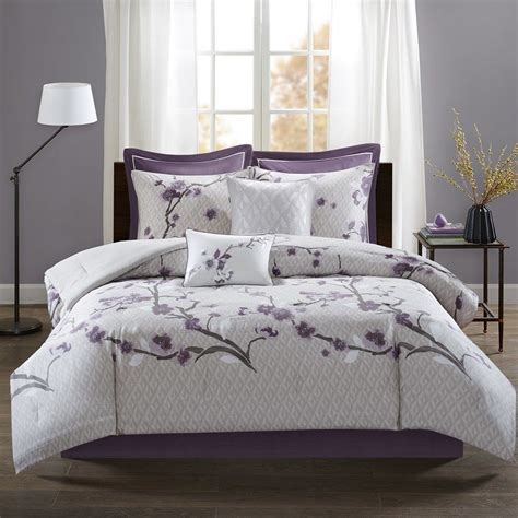 Purple And Grey Comforter Sets Get All You Need