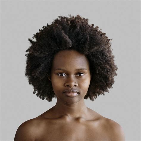 Beautiful Naked Black Woman With Afro Premium Photo Rawpixel