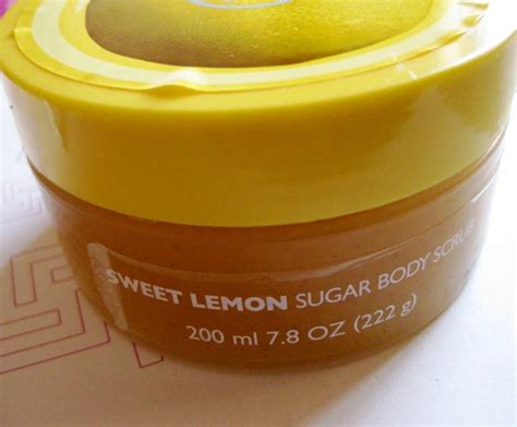 The Body Shop Sweet Lemon Sugar Body Scrub Review And Swatches