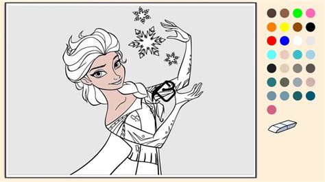 Безплатни страници за оцветяване за печат Elsa за деца елза за оцветяване