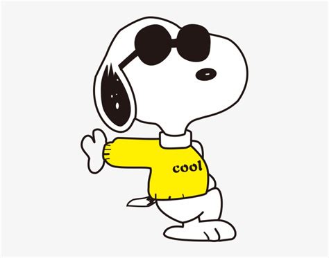 Snoopy Clipart Joe Cool Snoopy Joe Cool Png Transparent Png 600x628