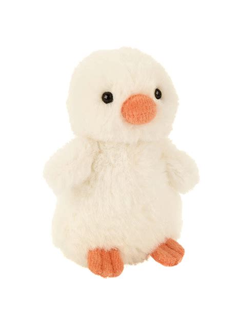 Jellycat Fluffy Chick Soft Toy Small Cream At John Lewis And Partners