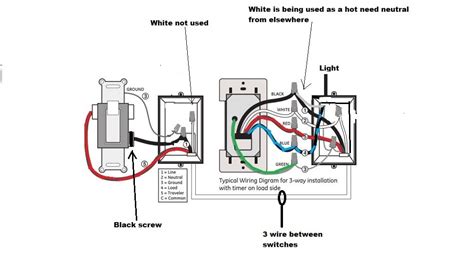 3 Way Switch Timer Wiring 3 Way Switch Wiring Diagram And Schematic