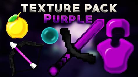 Minecraft Texture Pack Pvp Purple 32x 18 19 110 Youtube