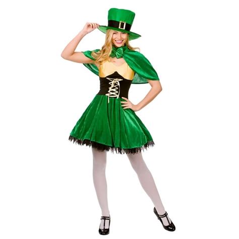 Lucky Leprechaun Adult Costume Ladies Costumes From A2z Fancy Dress Uk