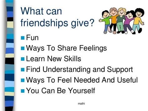 Friendship Ppt Presentation By Mathi