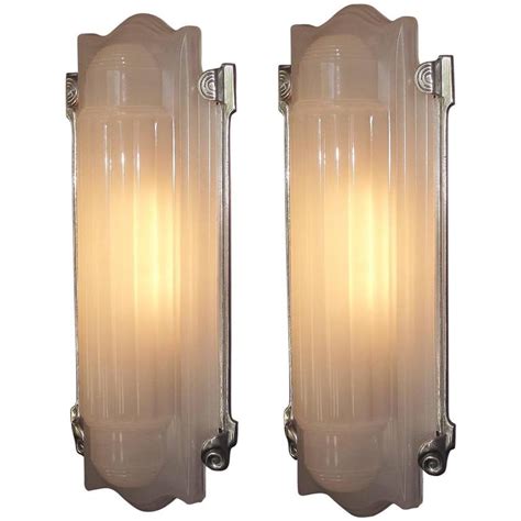 Large Elegant Art Deco Wall Sconces Home Theater At 1stdibs
