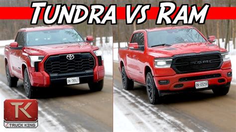 Toyota Tundra Vs Ram 1500 V8 Or Twin Turbo V6 We Compare Power And Mpg