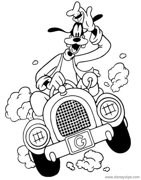 Goofy Sitting Coloring Page Netart Porn Sex Picture