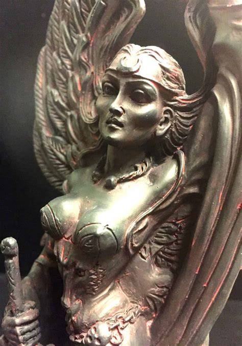The mothers (matrones, idises, dísir, etc.) usually appeared as triple goddesses and their cult was expressed through both battle ecstasy and regenerative ecstasy. MORRIGAN: Celtic War Goddess - Black/Red Resin - Celtic ...