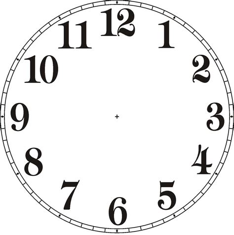 Blank Clock Clipart For Kids Clipart Best