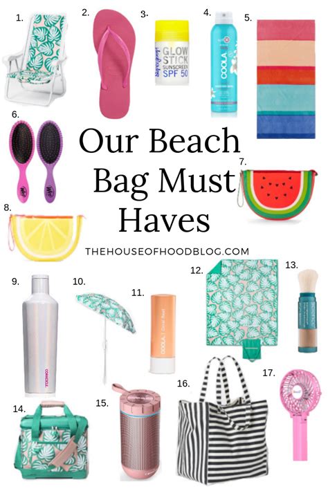 essential beach bag items for a perfect day at the beach