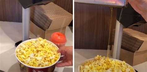 Viral Hack Shows ‘genius Way To Butter Movie Theater Popcorn 12 Tomatoes