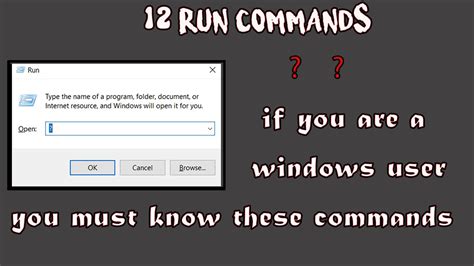 12 Useful Run Commands In Windows Every Windows User Must Know These