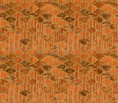 Zigzag Seamless Grid Pattern Underground Cave With Stalactites Stock