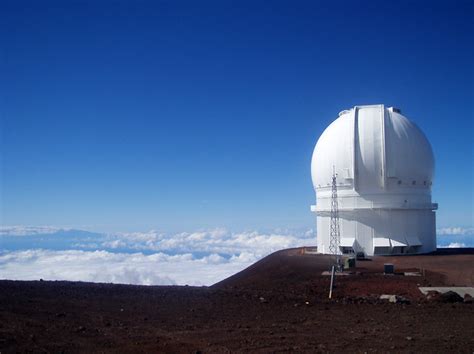 Looking Down At The Clouds From Mauna Kea Highest Point In Hawaii On