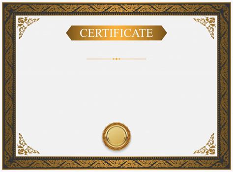 Certificate Background Template For Your Needs