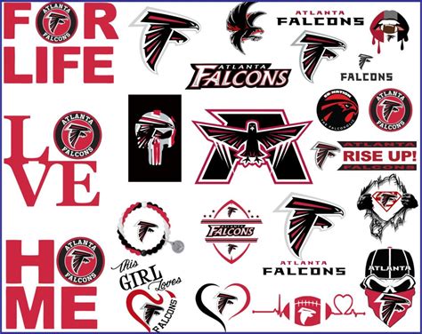 Atlanta Falcons Svg Nfl Svg Football Svg Files T Shirt Design Cut