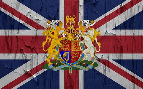 Hd Wallpaper United Kingdom Flag Wallpaper Coat Of Arms Uk Symbol