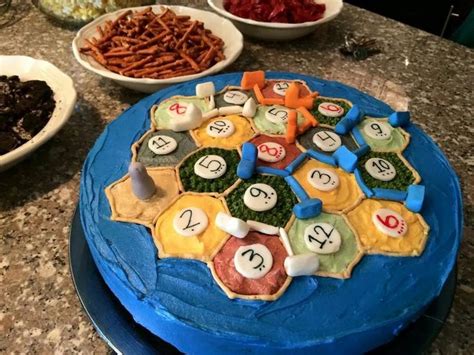 Settlers Of Catan Cake Foodie Fun Party Cakes Food