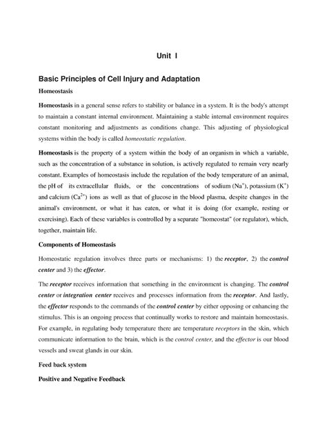 B Pharmacy Notes Unit I Basic Principles Of Cell Injury And