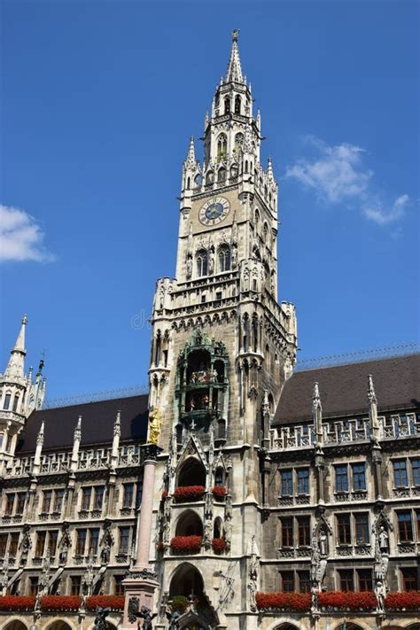 New Town Hall Neues Rathaus In Munich Germany Editorial Image