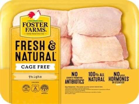 Foster Farms Fresh And Natural Cage Free Chicken Thighs 6 Pieces Ralphs