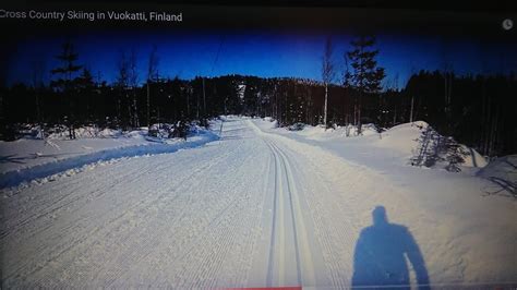 Cross Country Skiing In Vuokatti Finland Youtube