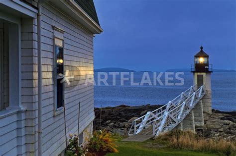 Marshall Point Lighthouse Maine Usa Photography Art Prints And
