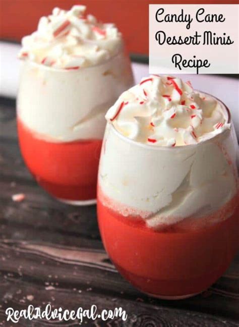 Candy Cane Dessert Minis Recipe Perfect For The Holidays Real Advice Gal