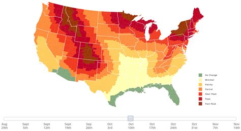 Fall Foliage Prediction Map Vivid Maps