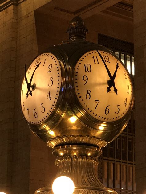 Grand Central Station Clock Nyc Newyork Beautiful Clock Antique