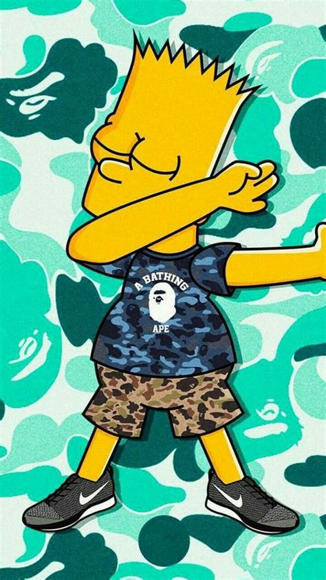 Supreme Bart Simpson Wallpapers Top Free Supreme Bart