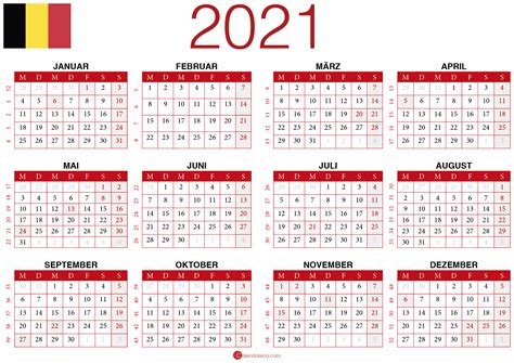 Arbeitstage 2021 in baden wurttemberg from www.arbeitstage.org. 2021 Kalender zum Ausdrucken Belgien🇧🇪 - Calendarena