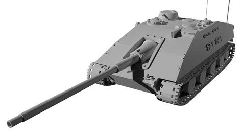 German E 100 Krokodil Tank — Polycount