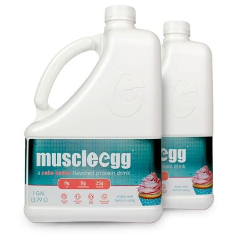 2 Gallons Cake Batter Muscleegg Cage Free Egg Whites Liquid Egg