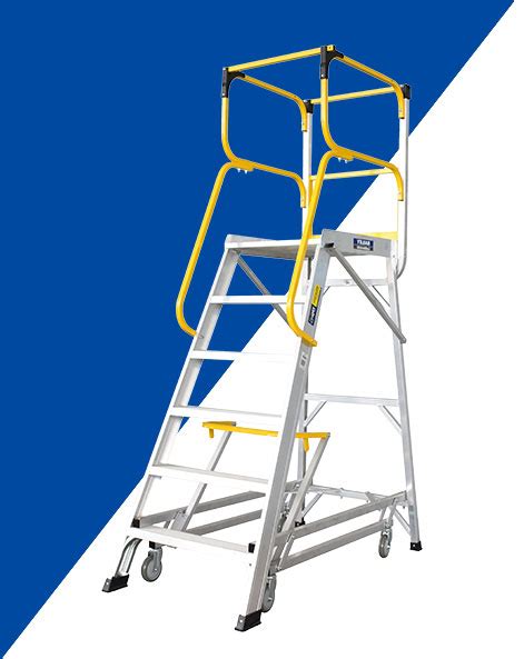Bailey 6 Step Deluxe Order Picker Ladder 200kg 1 65m Bailey Ladders