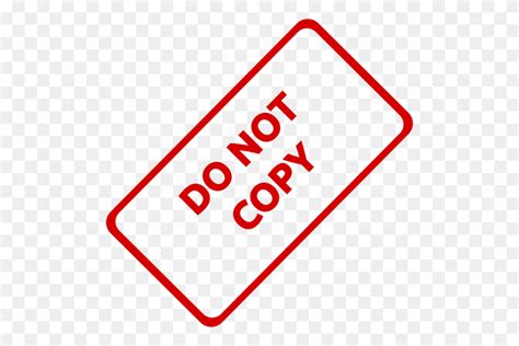 Do Not Copy Stamp Imprint Vector Clip Art Confidential Clipart