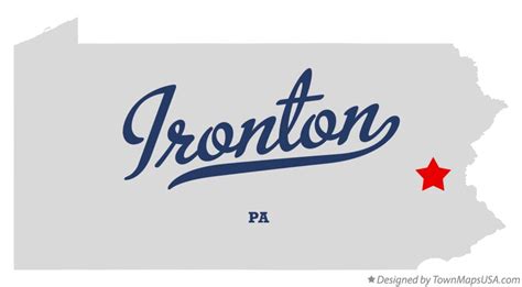 Map Of Ironton Pa Pennsylvania