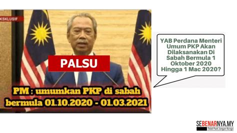 Use translate.com to cover it all. Tiada Pengumuman Daripada YAB Perdana Menteri Berkenaan ...