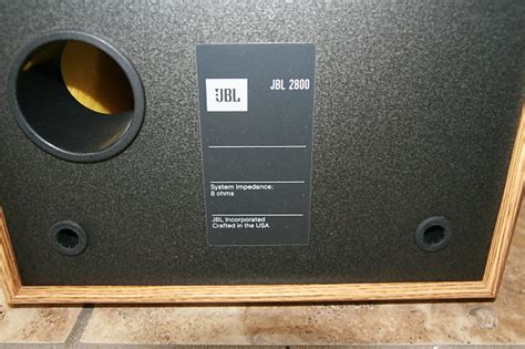 Jbl 2800 Stereo Speakers Vintage Reverb