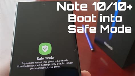 This also allows you to open applications individually to try to determine which tap ok when safe mode restart with. Samsung Galaxy Note 10/10+ How To Boot Into Safe Mode To Trouble-Shoot Problems - YouTube
