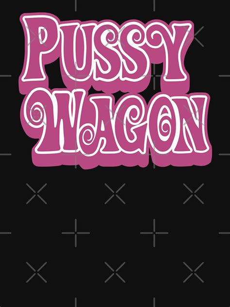 Pussy Wagon Magenta Logo Zipped Hoodie By Purakushi Redbubble