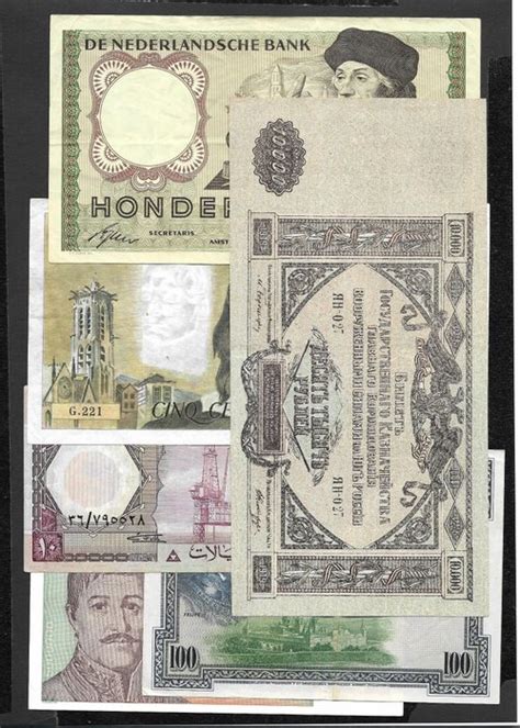 World Banknotes 6 Pieces Various Dates Catawiki