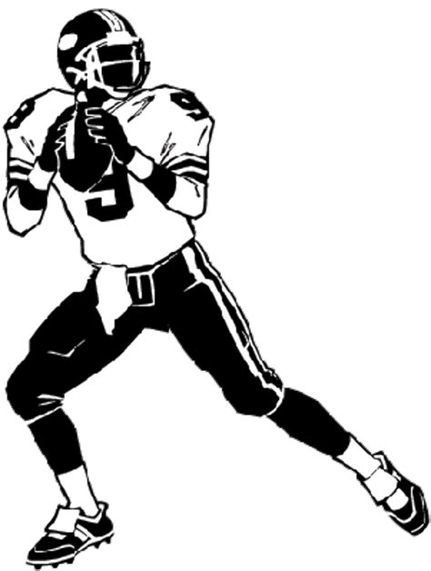 Download High Quality Football Player Clipart Quarterback Transparent