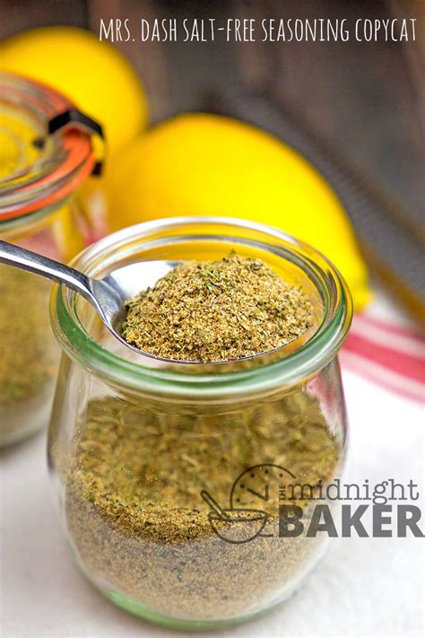 Store the spice blend in a covered container or a sealed shaker bottle. Mrs. Dash Seasoning Copycat - The Midnight Baker