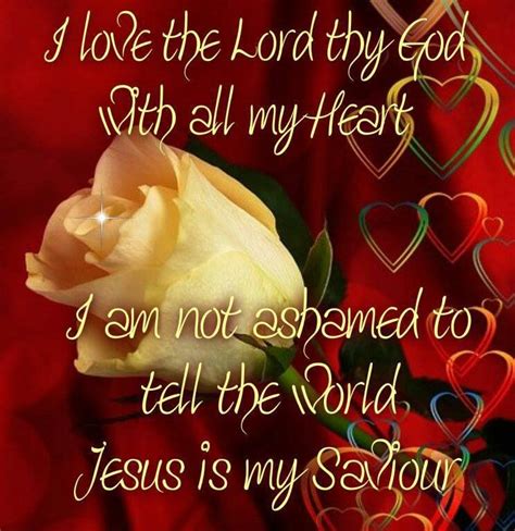 jesus is my savior i love the lord love the lord god loves me